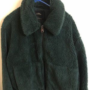 Urban Outfitters Emerald Faux Fur Jacket